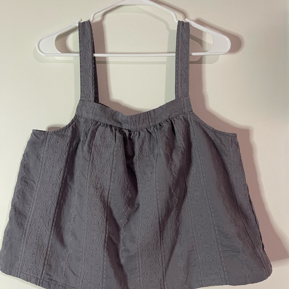 Splendid Gray Textured Women's Top